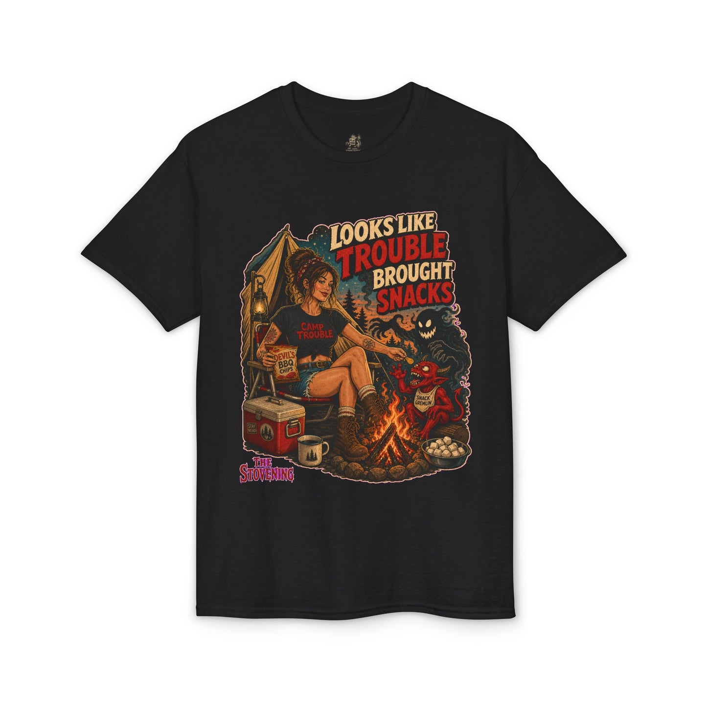 Looks Like Trouble Brought Snacks Tee