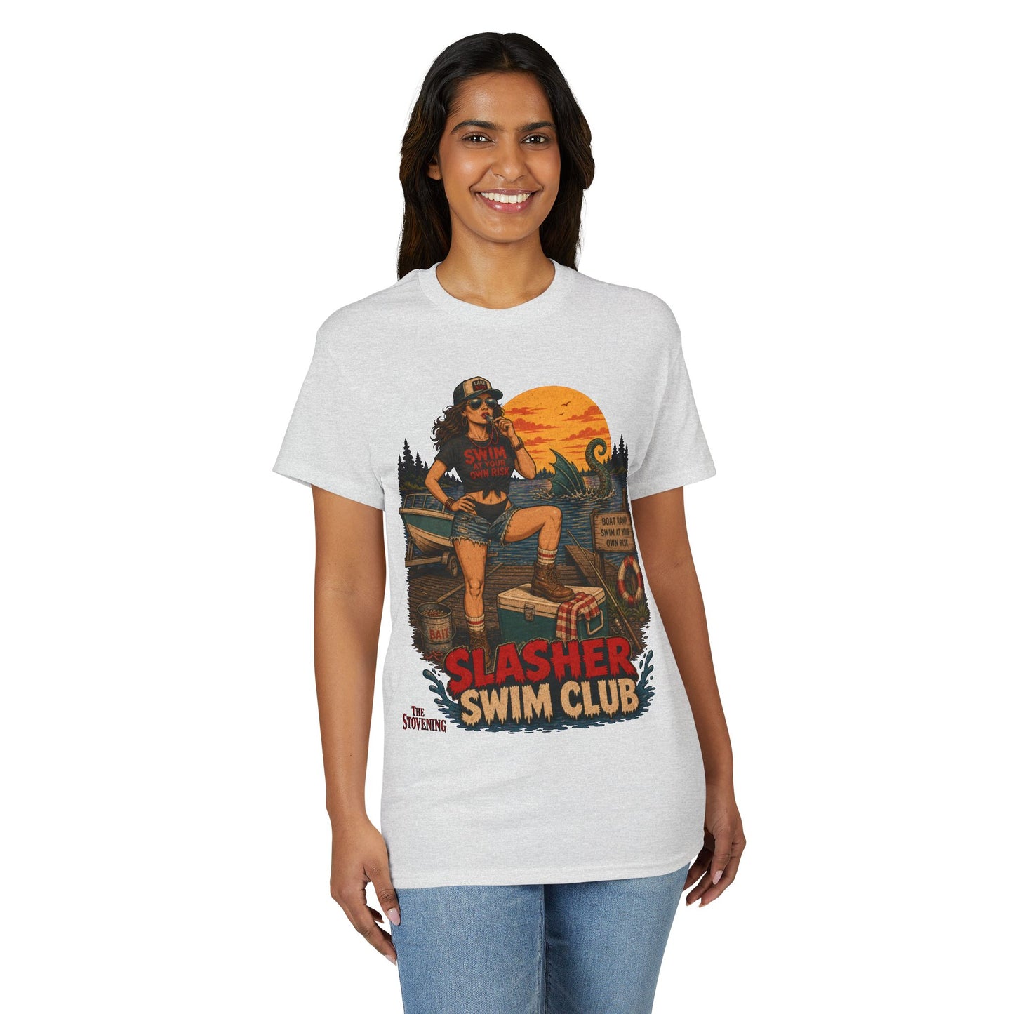 Slasher Swim Club Pinup Tee