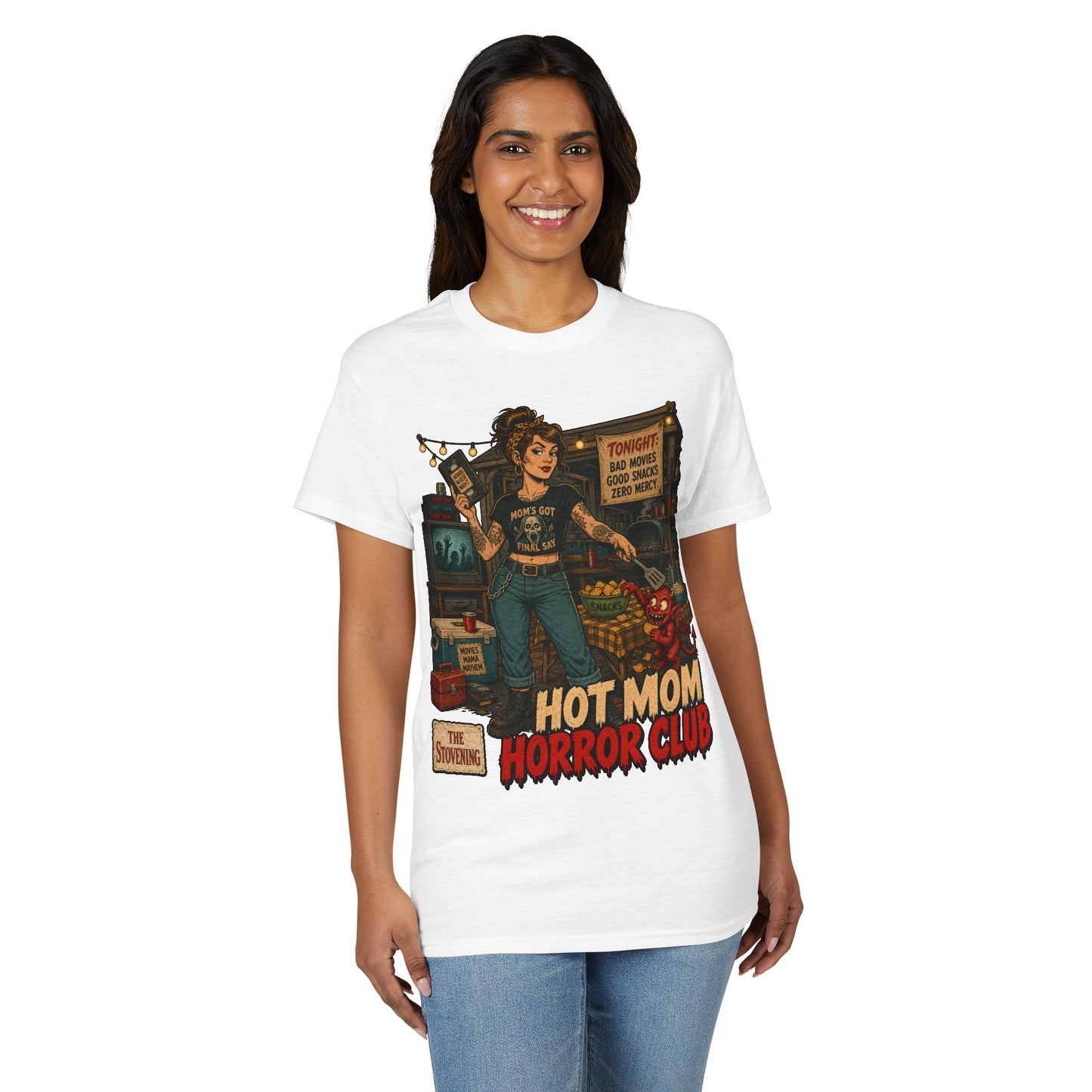 Hot Mom Horror Club Tee