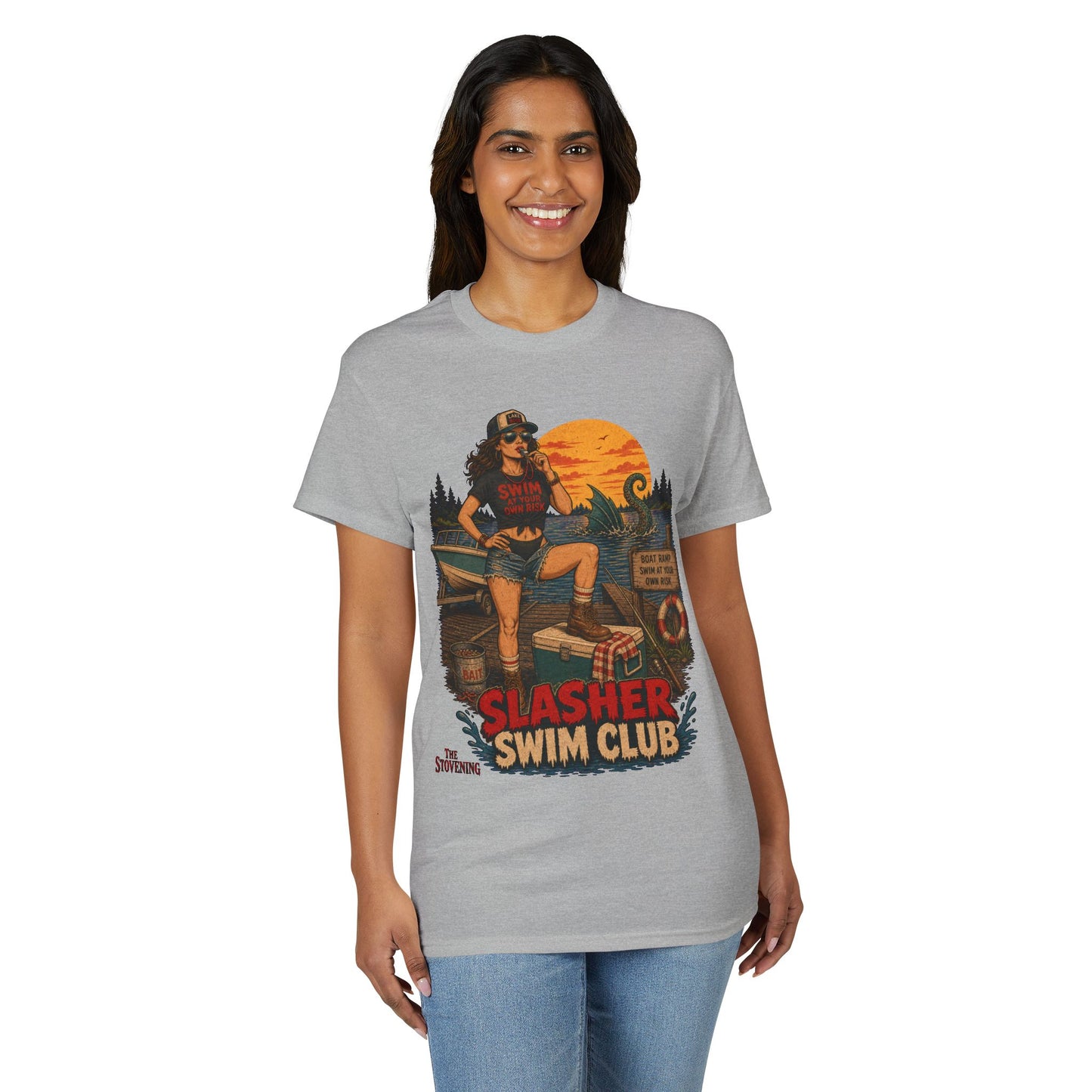 Slasher Swim Club Tee