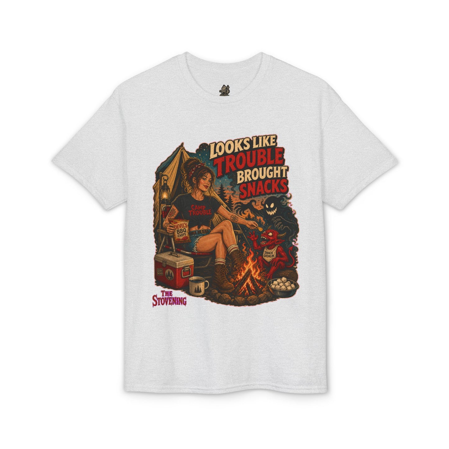 Looks Like Trouble Brought Snacks Tee