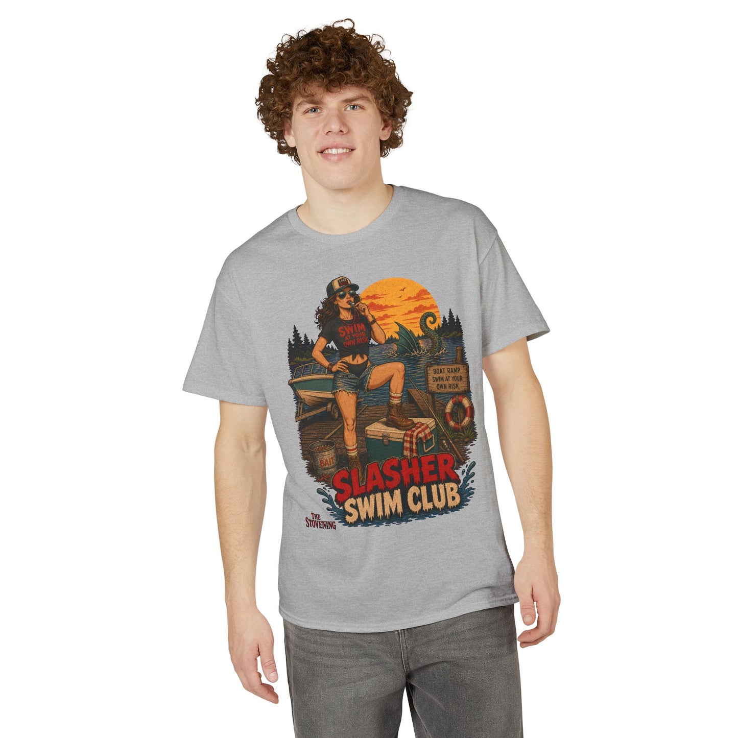 Slasher Swim Club Pinup Tee
