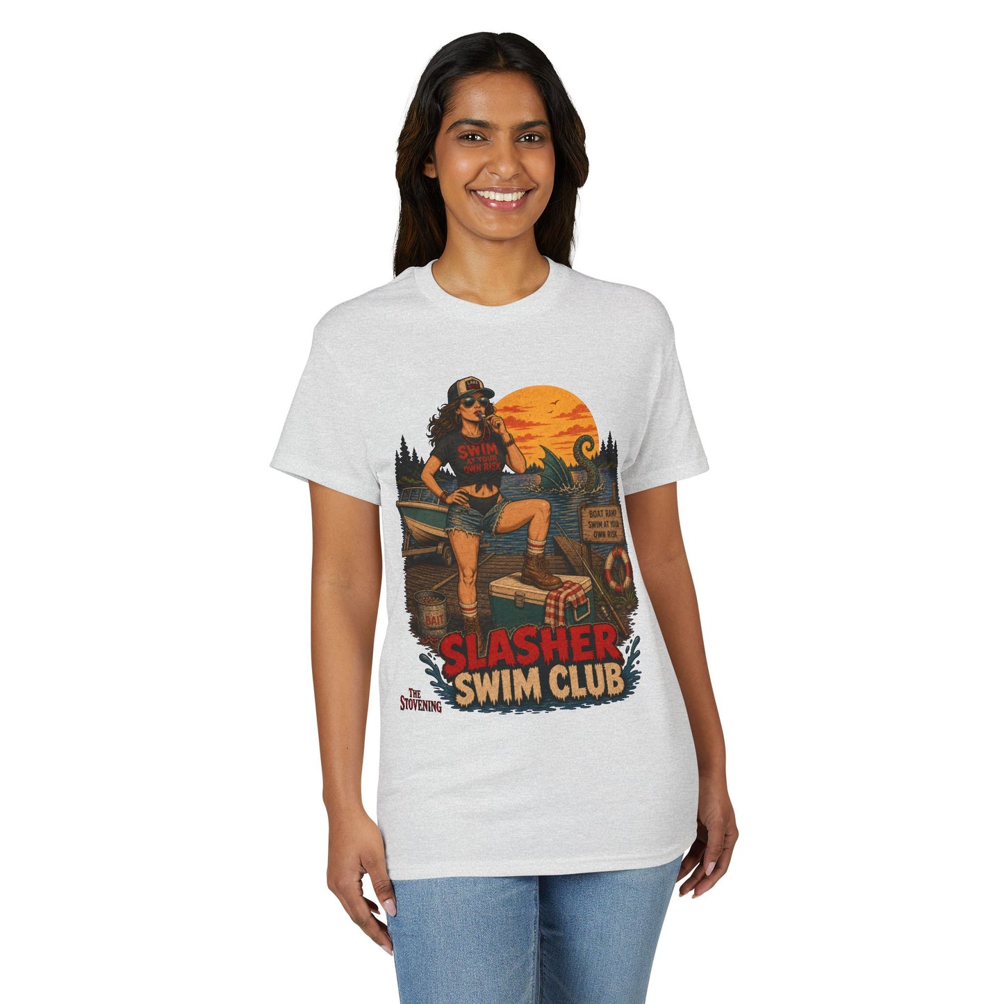 Slasher Swim Club Tee