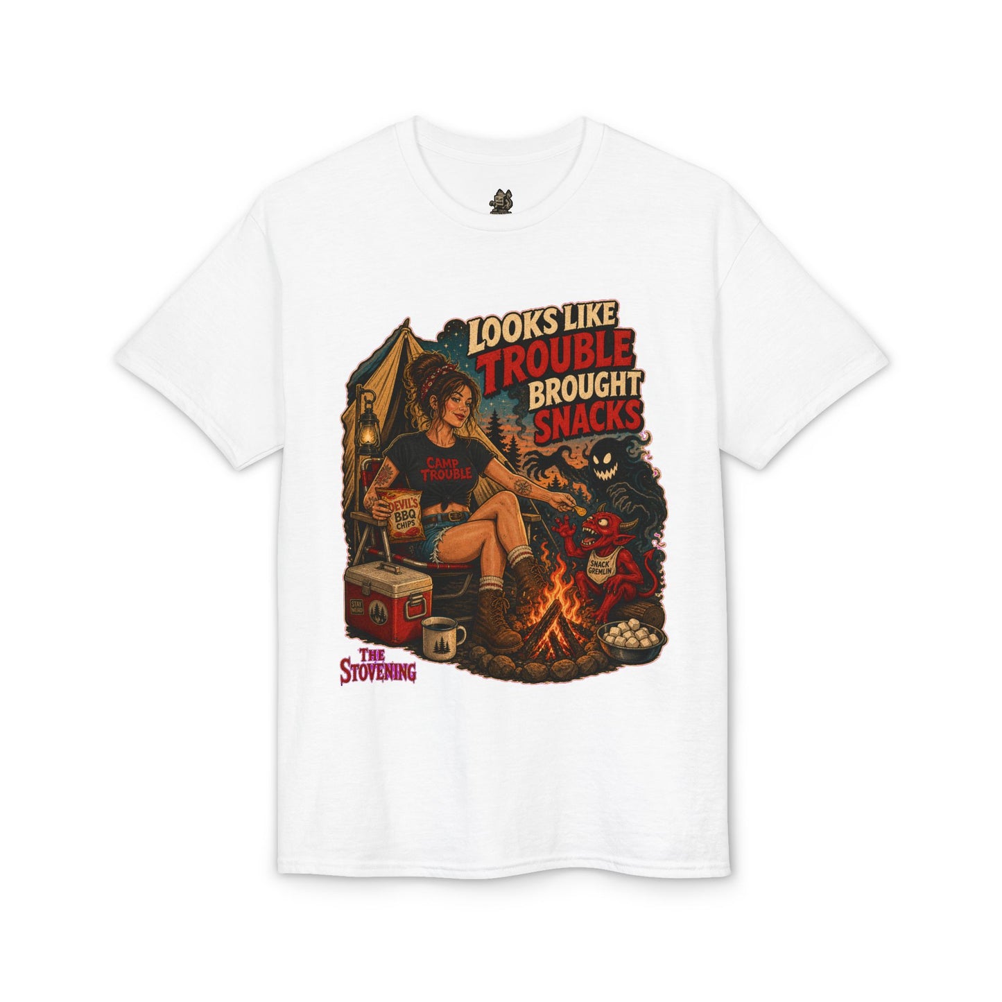 Looks Like Trouble Brought Snacks Tee