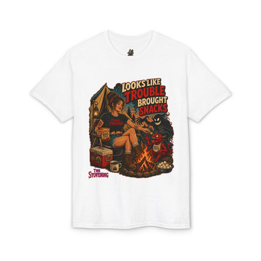 Looks Like Trouble Brought Snacks Tee