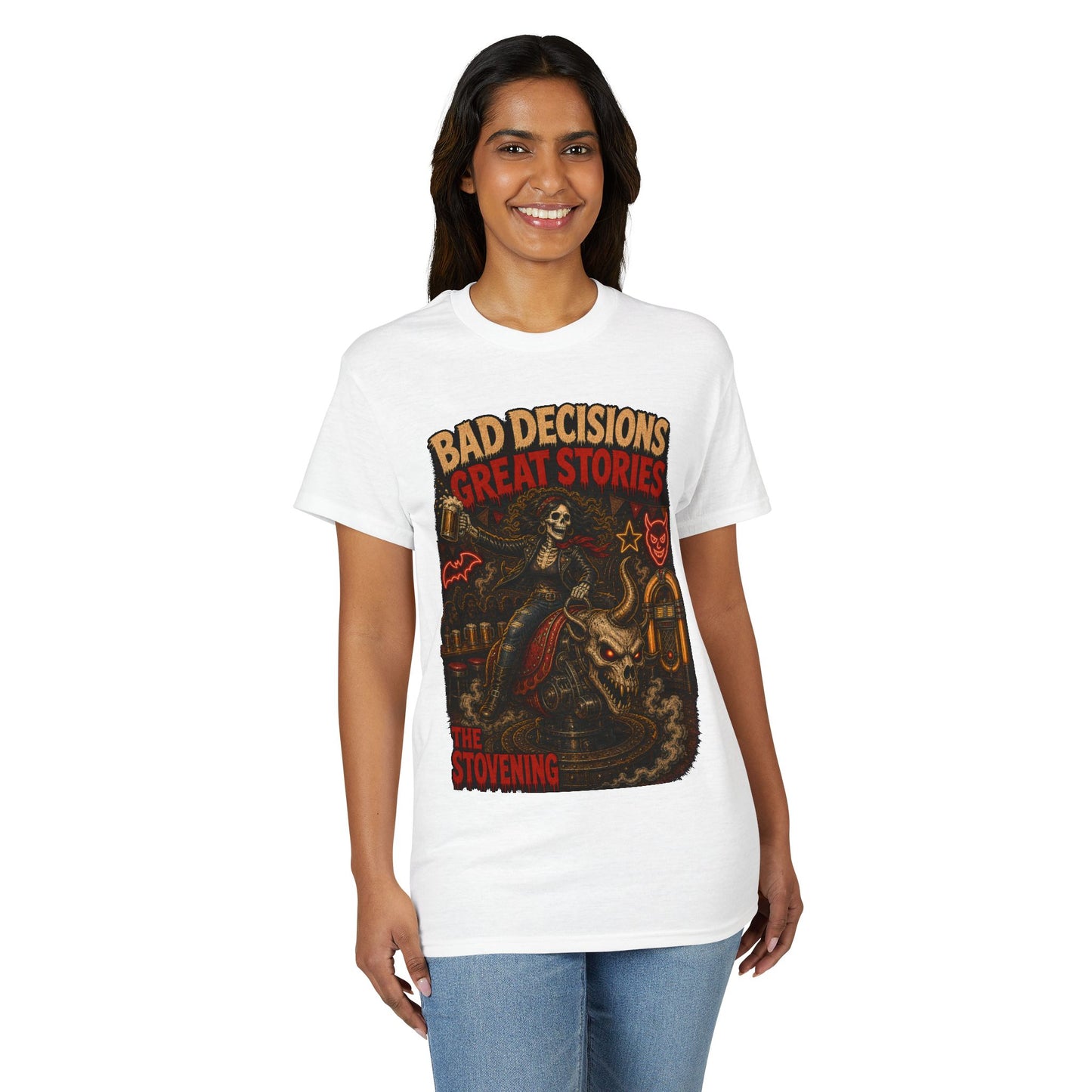 Bad Decisions, Great Stories Tee