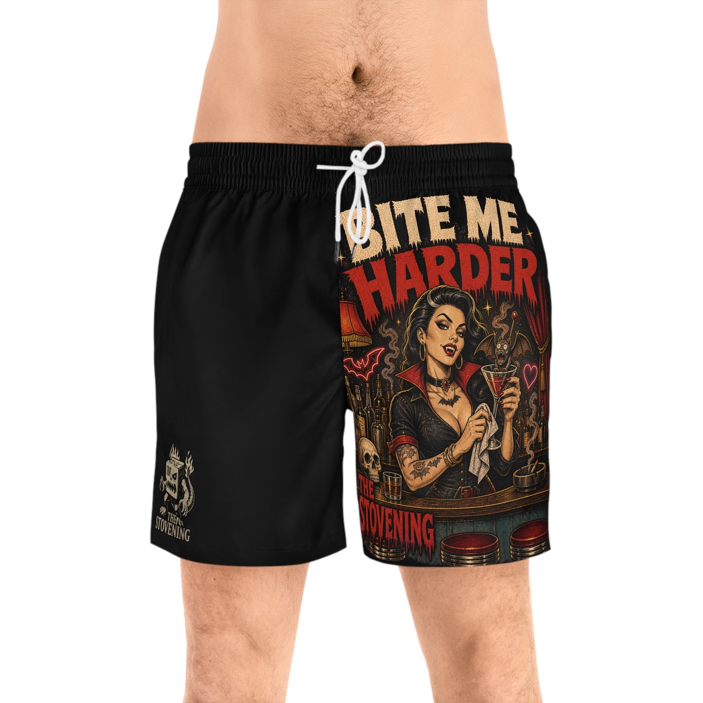 Bite Me Harder Swim Shorts