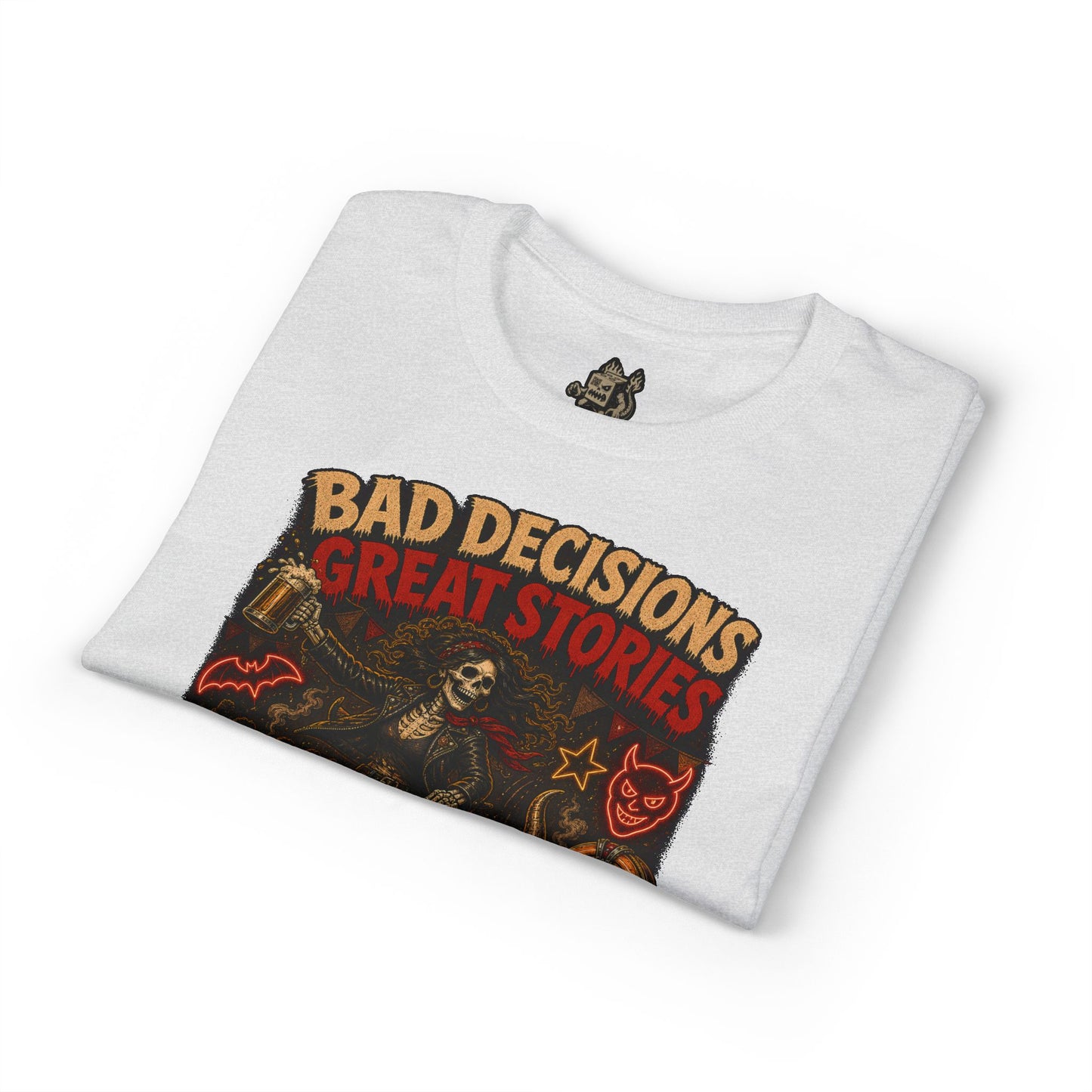 Bad Decisions, Great Stories Tee