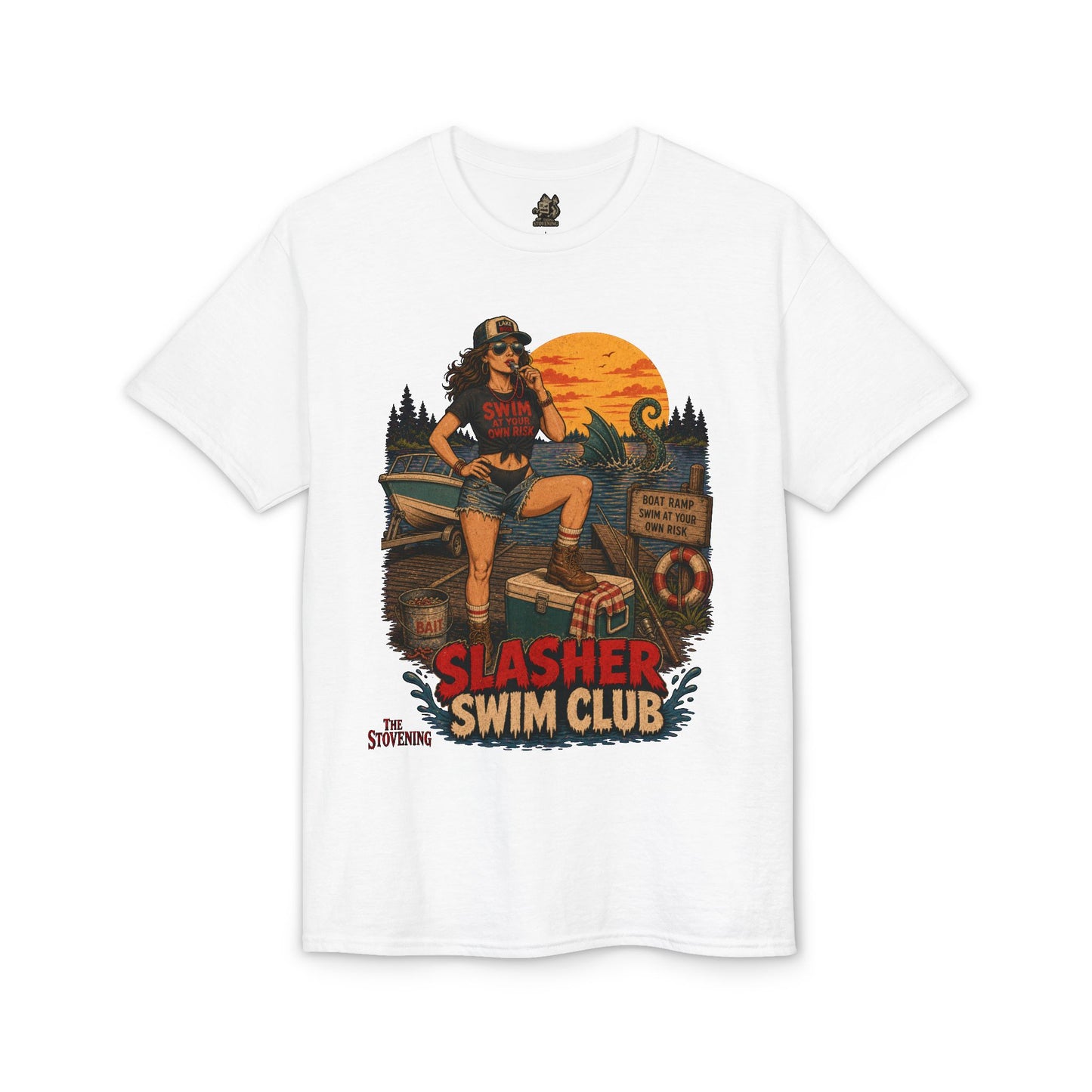 Slasher Swim Club Tee