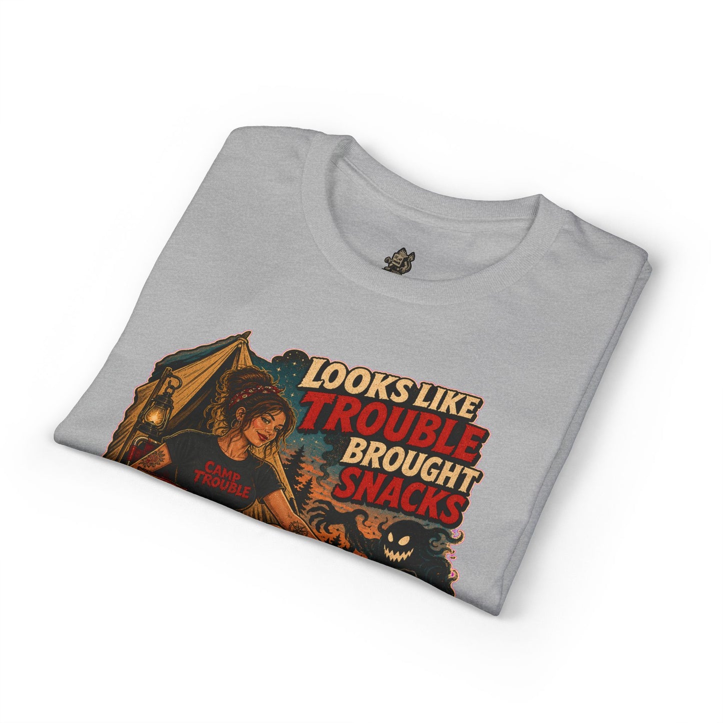 Looks Like Trouble Brought Snacks Tee