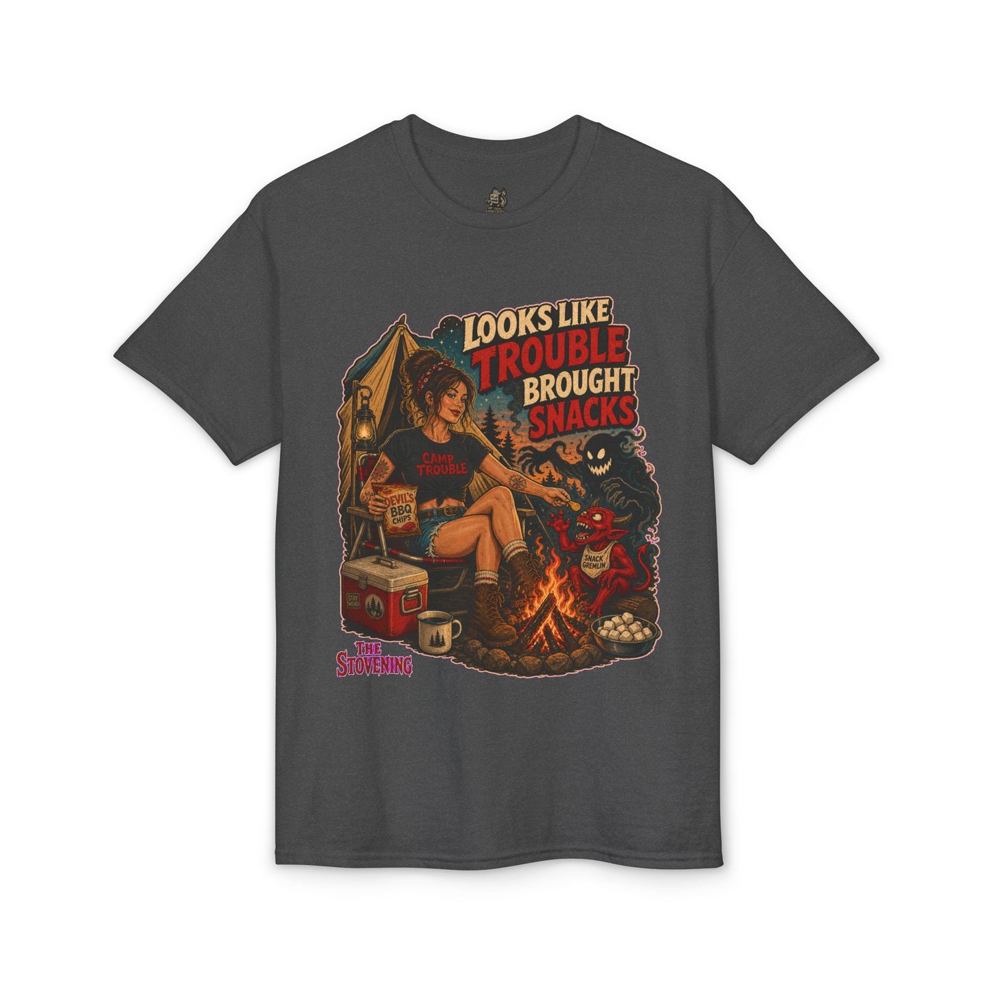 Looks Like Trouble Brought Snacks Tee