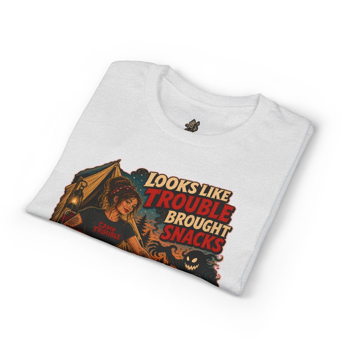 Looks Like Trouble Brought Snacks Tee