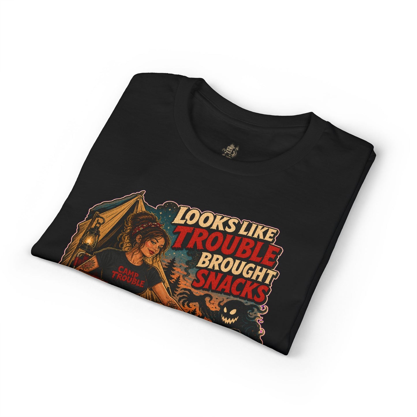 Looks Like Trouble Brought Snacks Tee