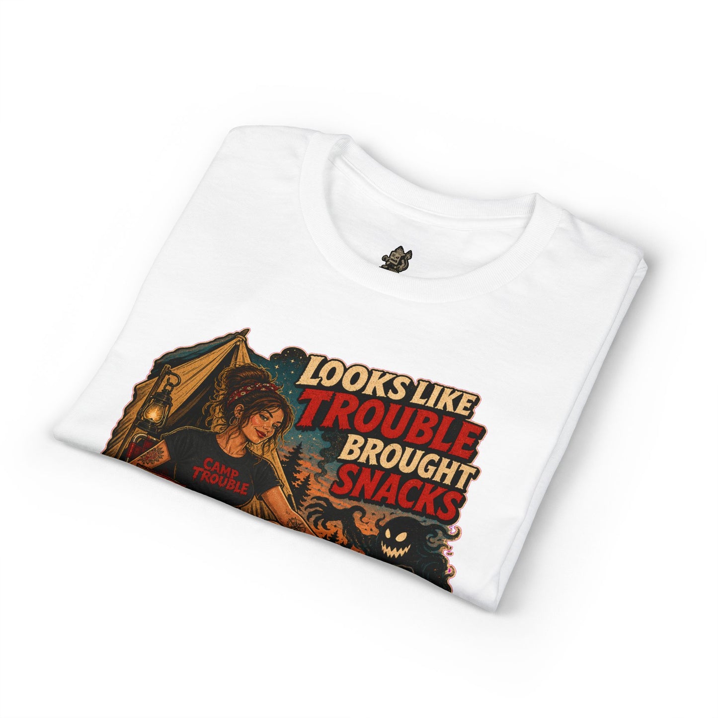 Looks Like Trouble Brought Snacks Tee