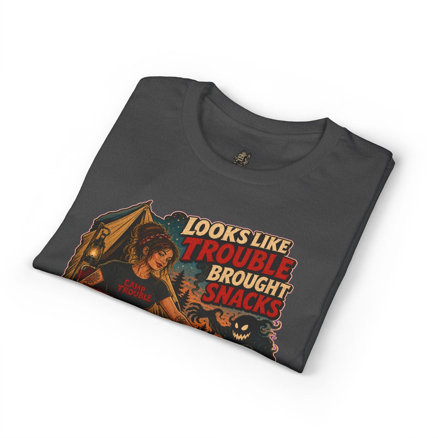 Looks Like Trouble Brought Snacks Tee
