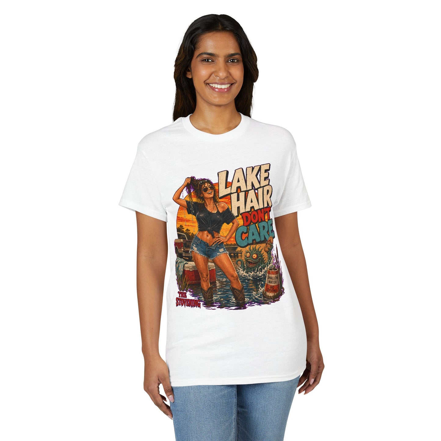 Lake Hair Don't Care Tee