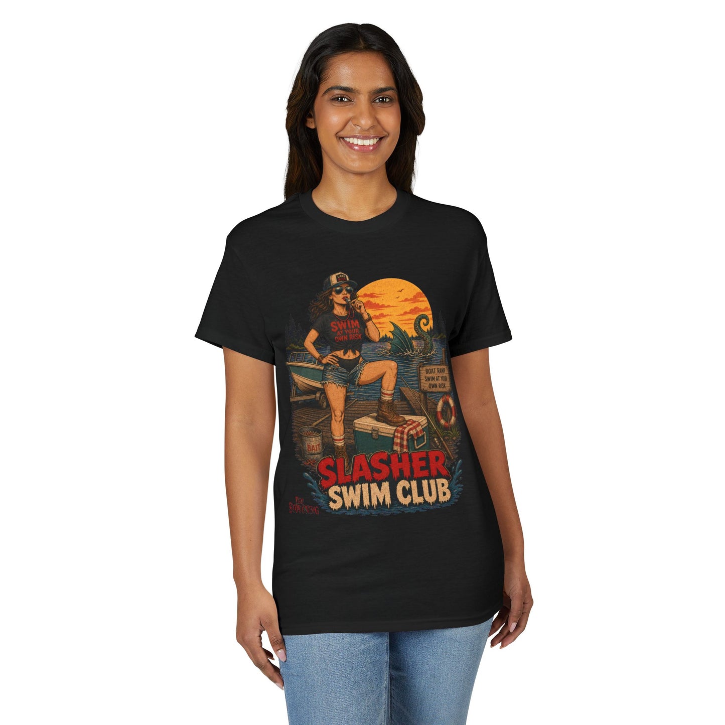 Slasher Swim Club Tee