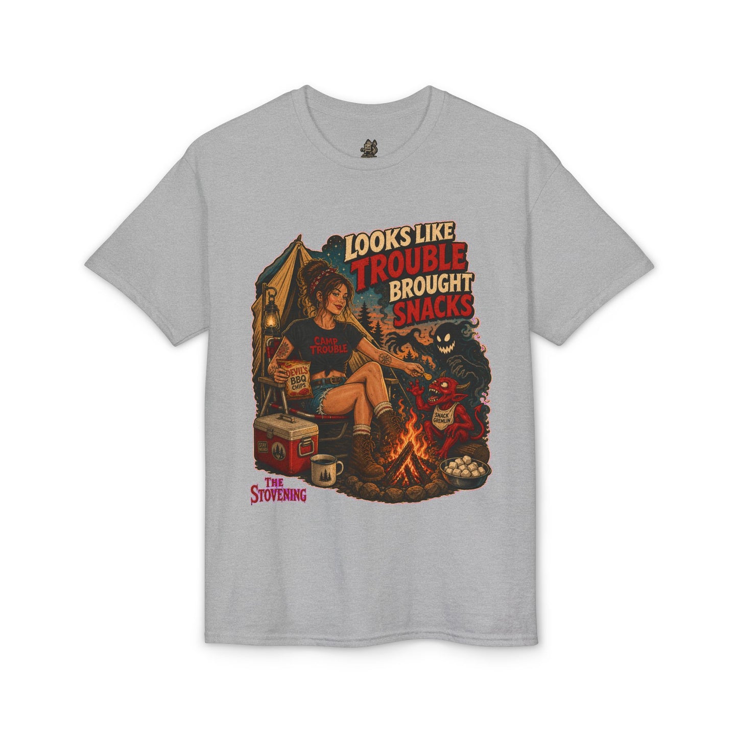 Looks Like Trouble Brought Snacks Tee