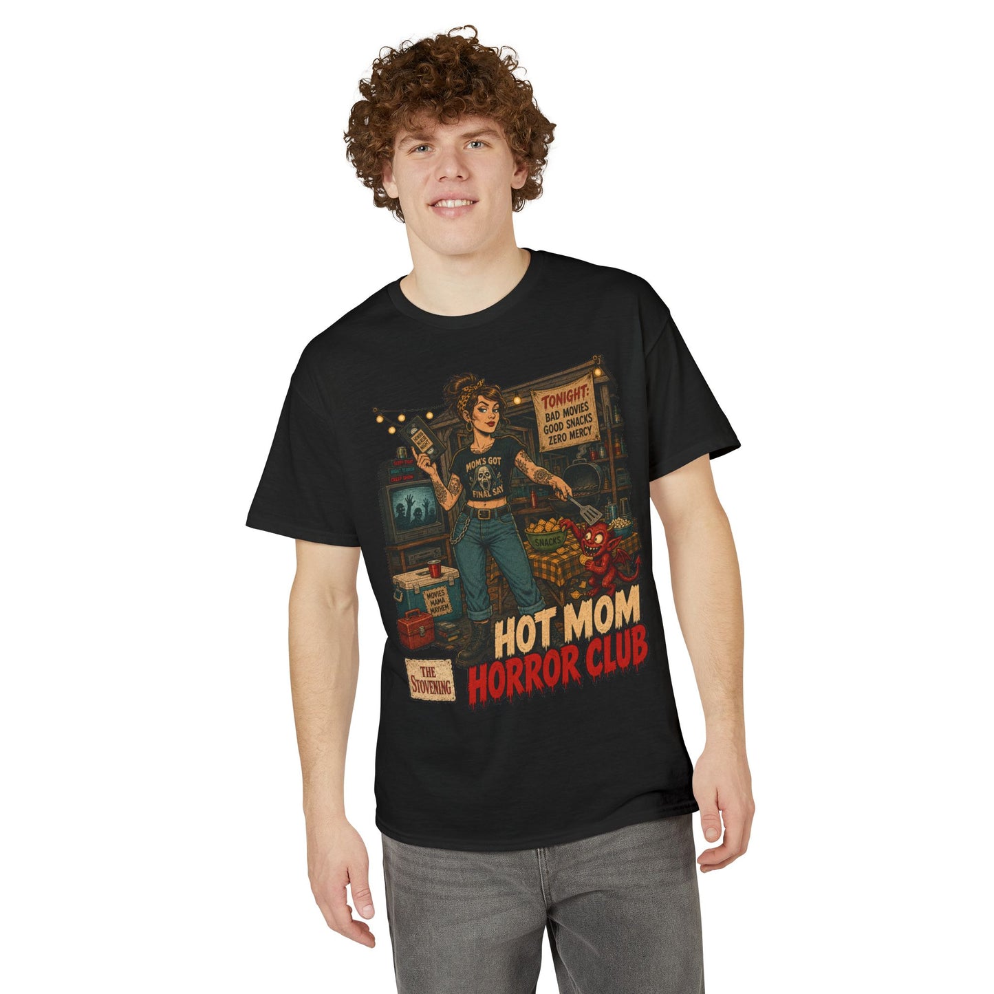 Hot Mom Horror Club Tee