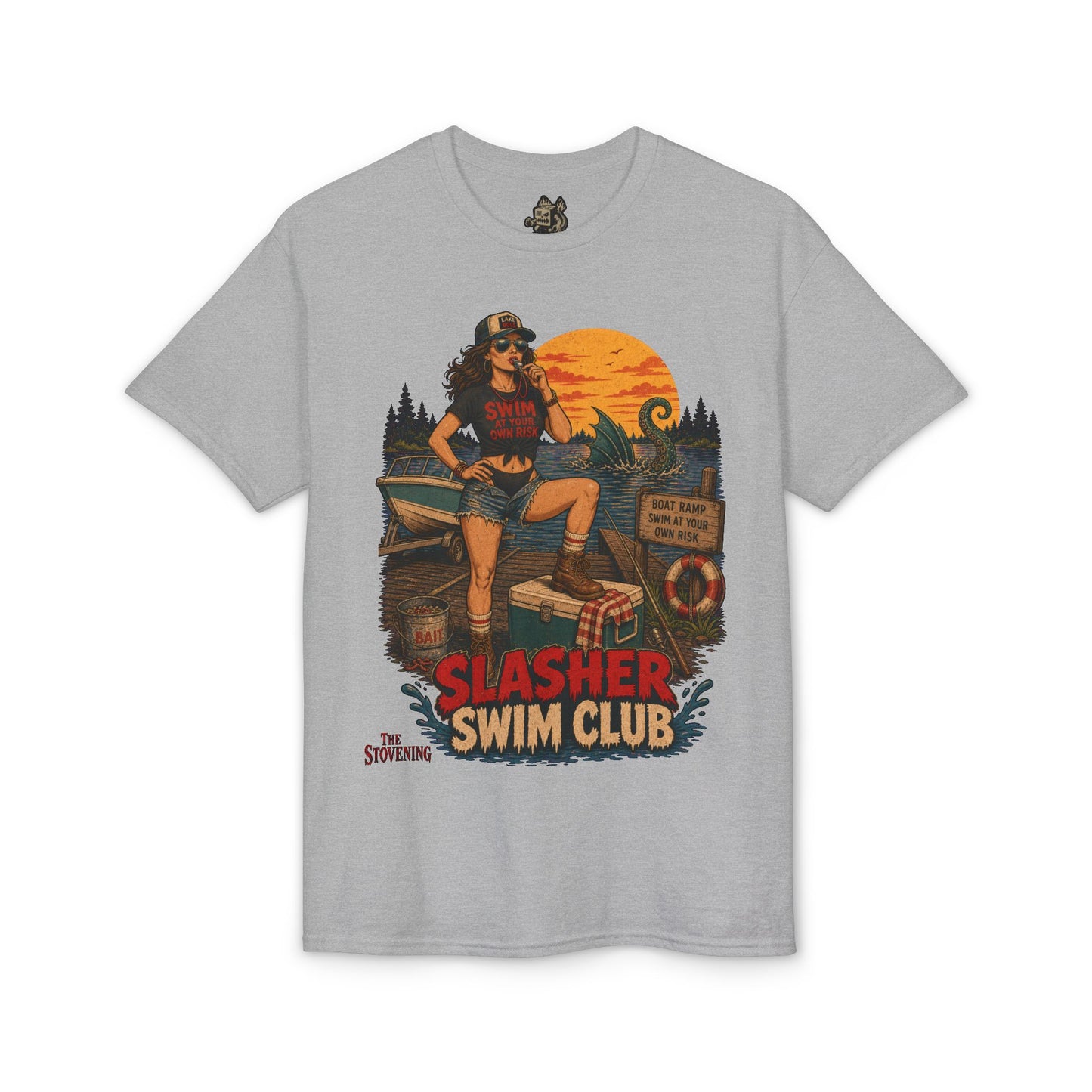 Slasher Swim Club Pinup Tee