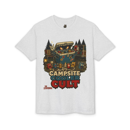 Campsite Cooler Cult Tee - Ash