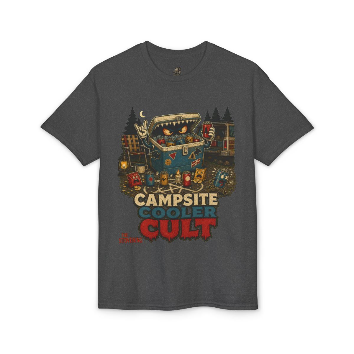 Campsite Cooler Cult Tee - Dark Heather