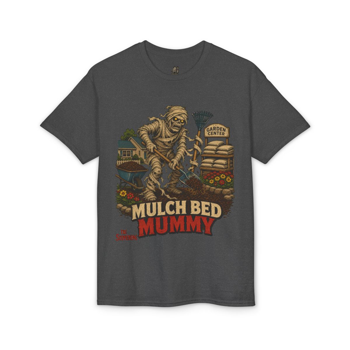 Mulch Bed Mummy Tee - Dark Heather