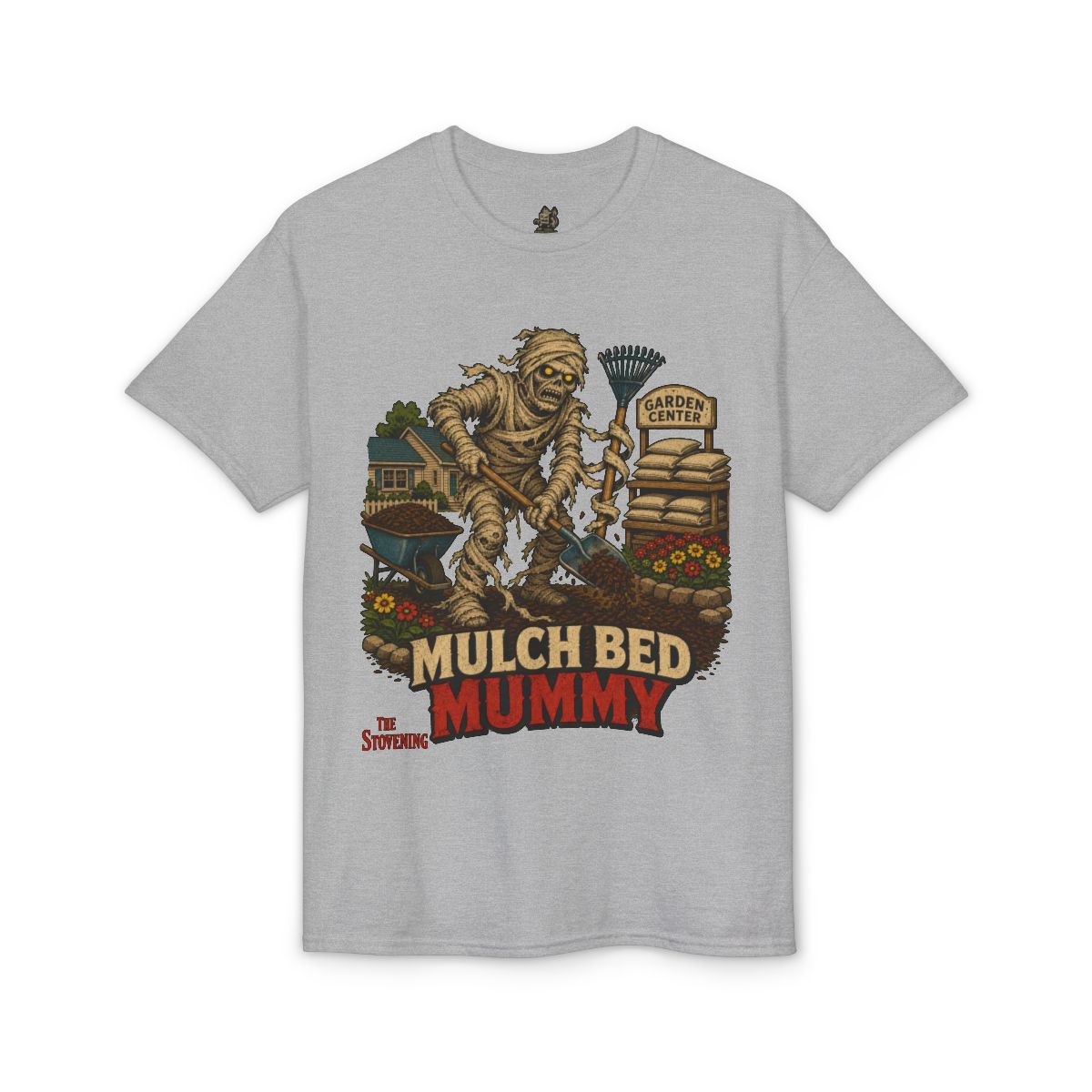 Mulch Bed Mummy Tee - Sport Grey