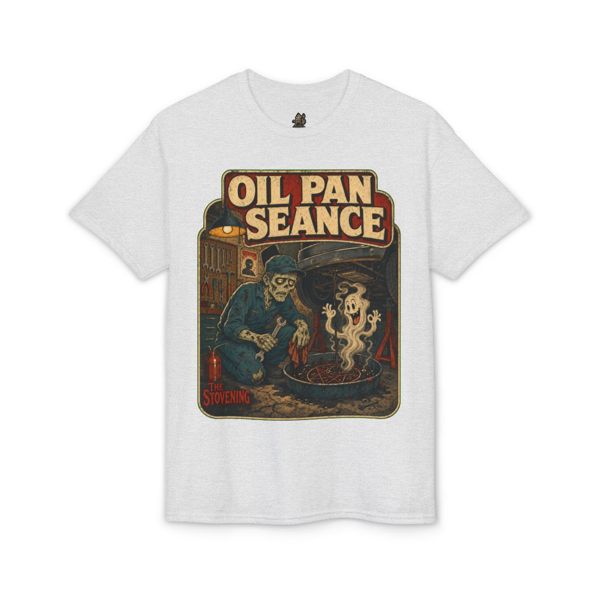 Oil Pan Seance Tee - Ash