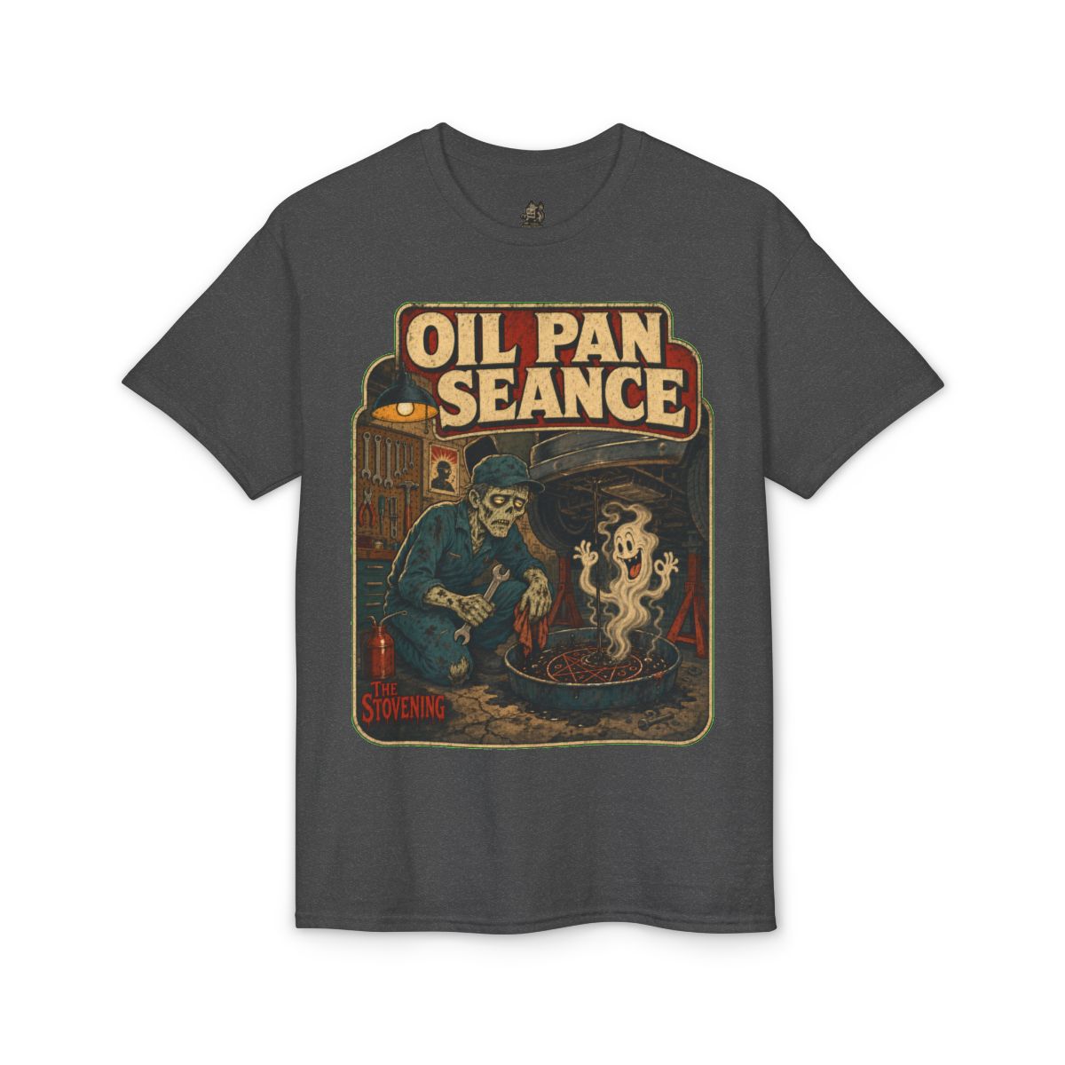Oil Pan Seance Tee - Dark Heather