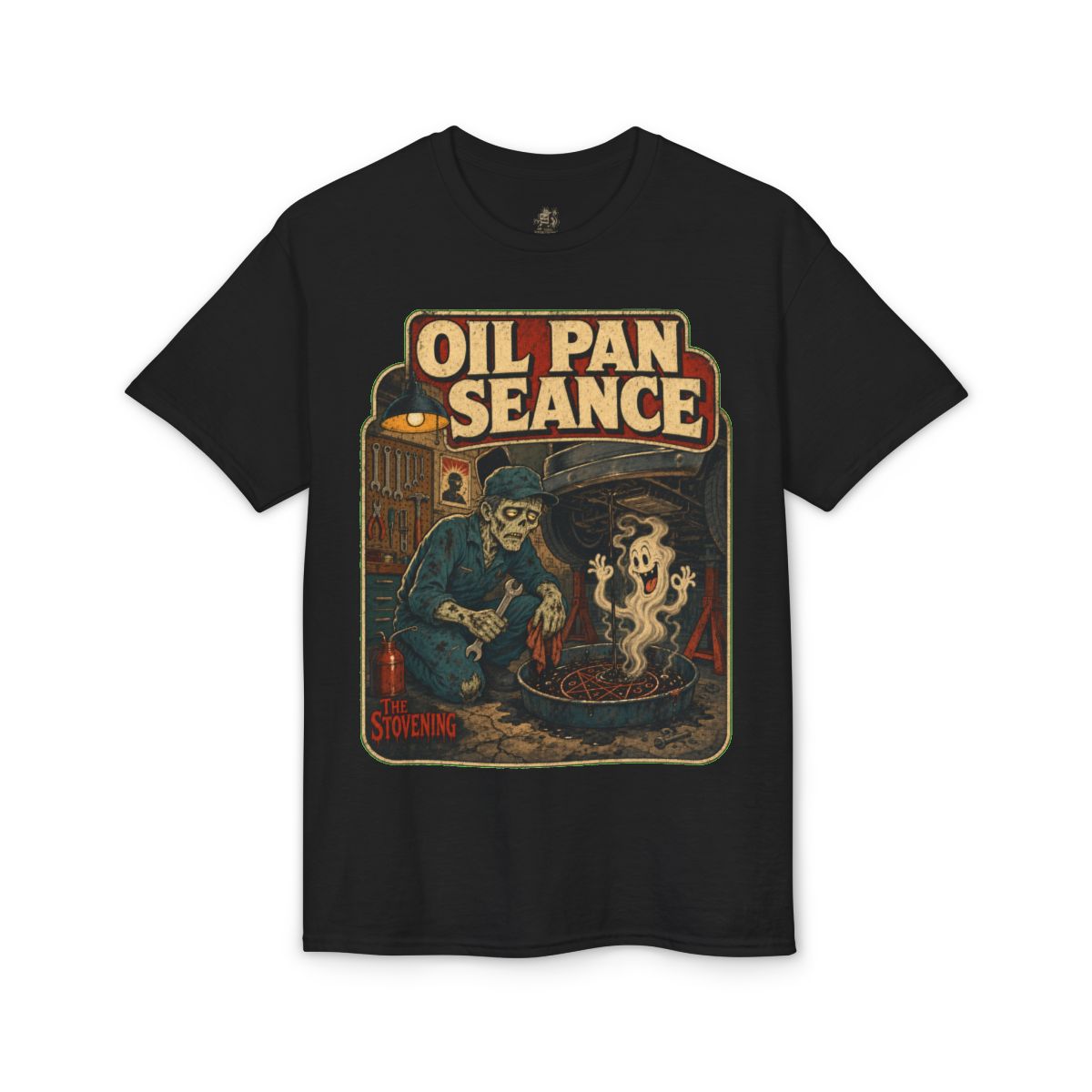 Oil Pan Seance Tee - Black