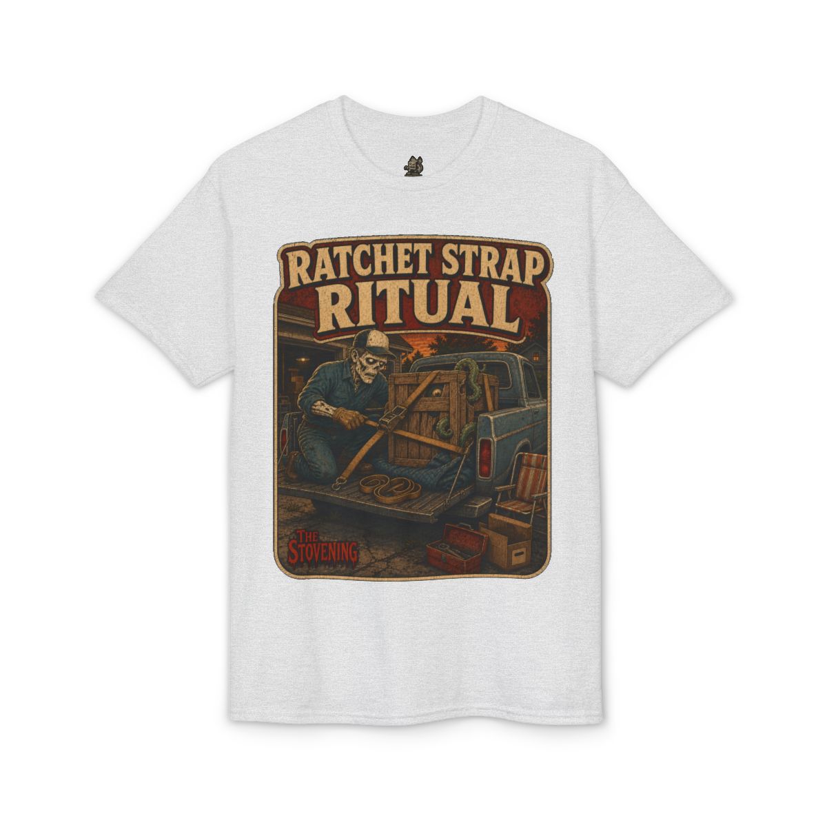 Ratchet Strap Ritual Tee - Ash