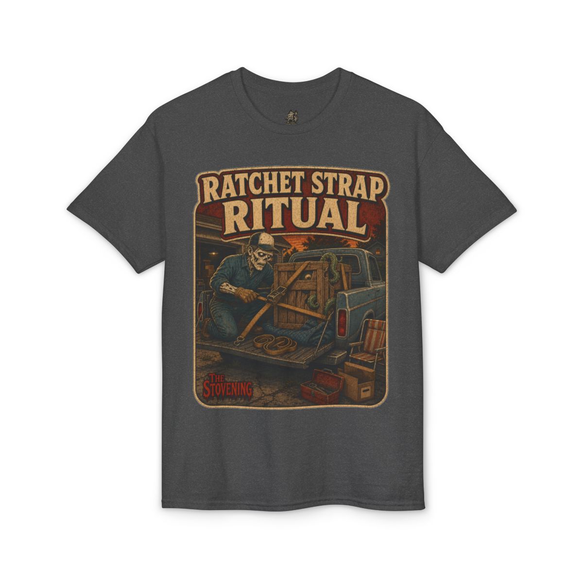 Ratchet Strap Ritual Tee - Dark Heather