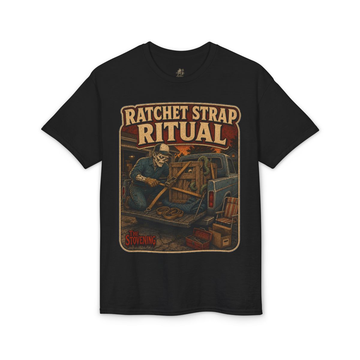 Ratchet Strap Ritual Tee - Black