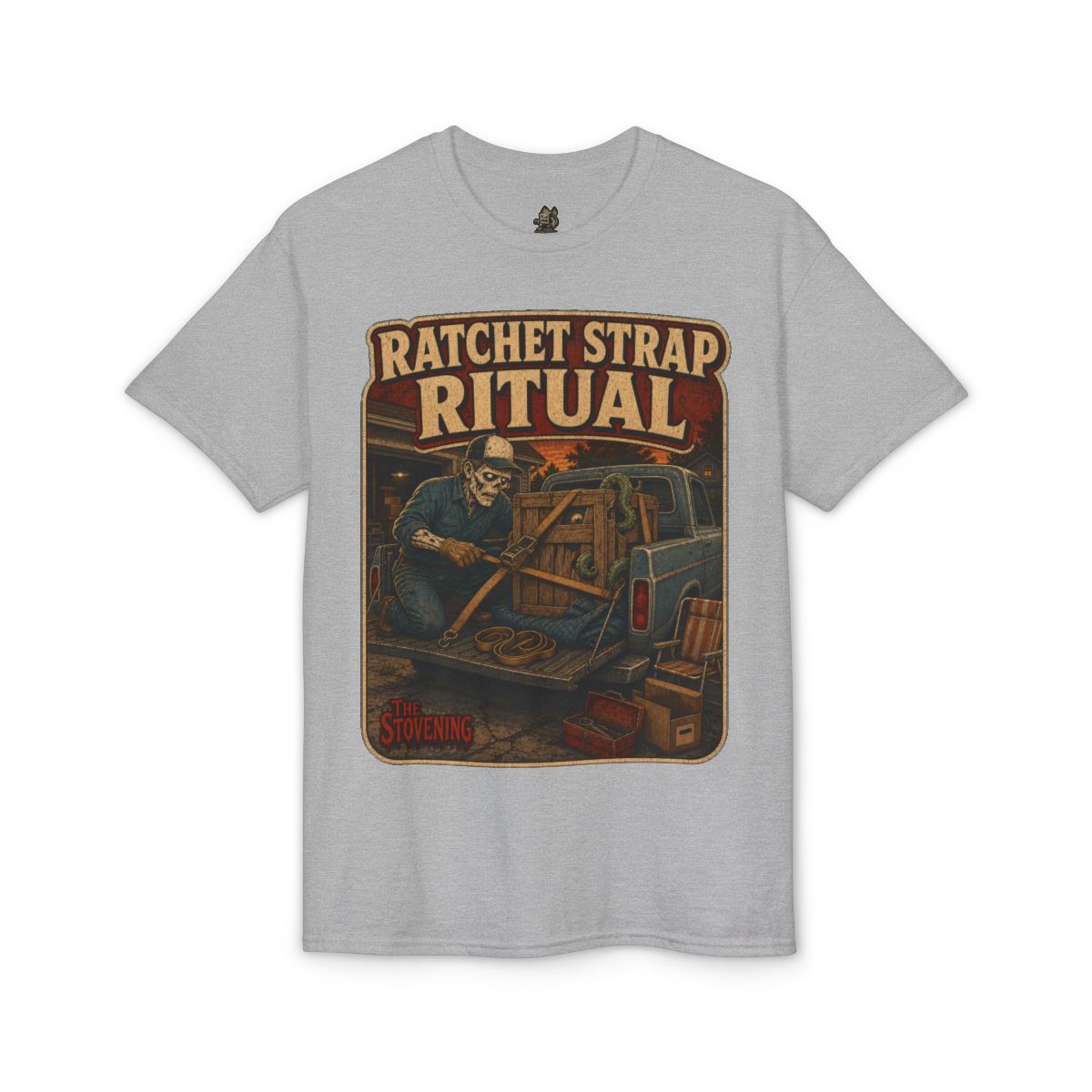 Ratchet Strap Ritual Tee - Sport Grey