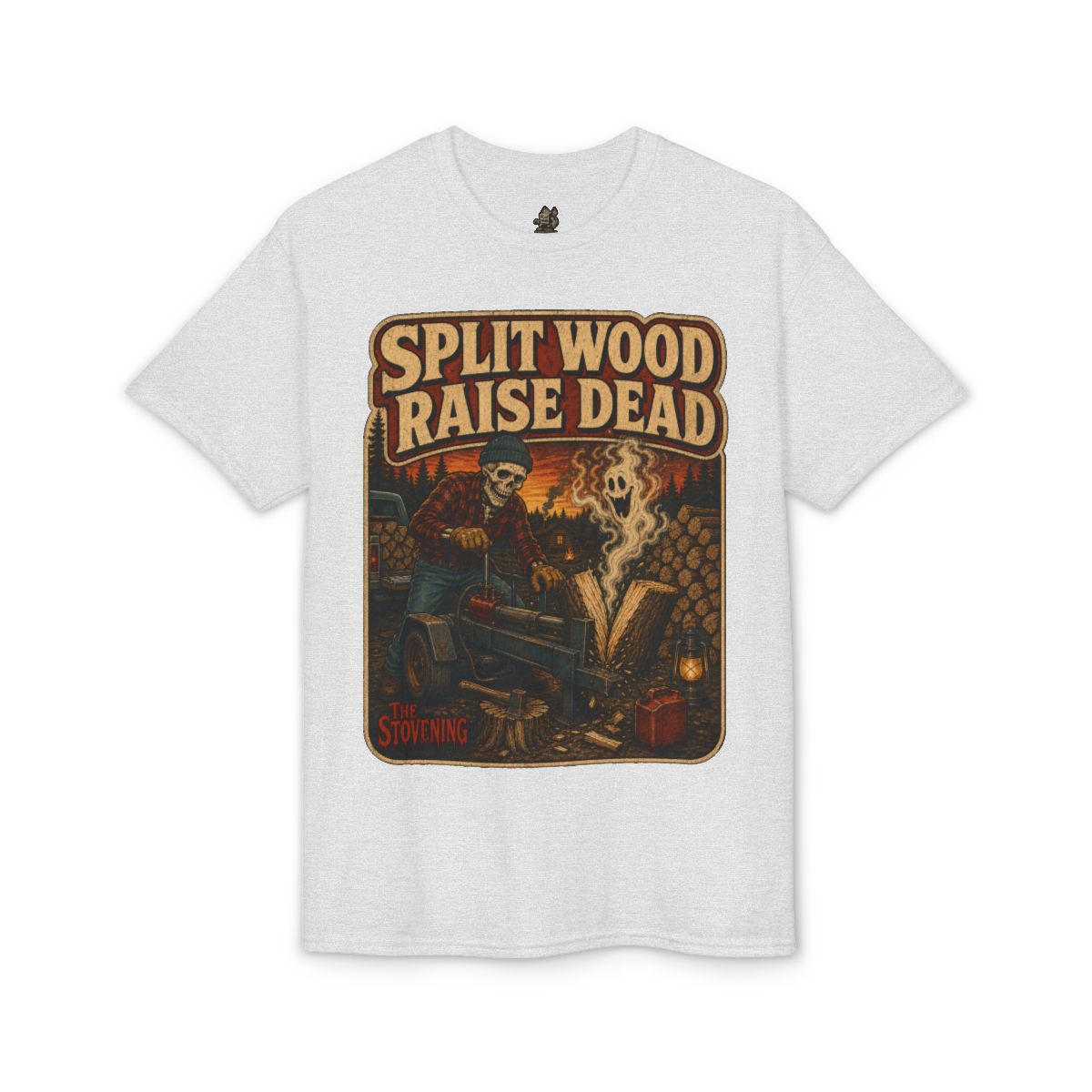 Split Wood Raise Dead Tee - Ash