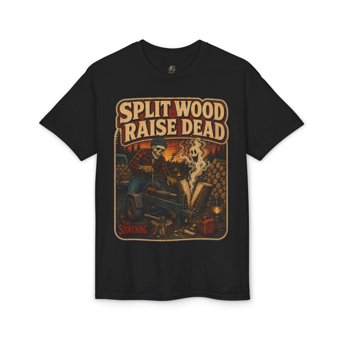 Split Wood Raise Dead Tee - Black