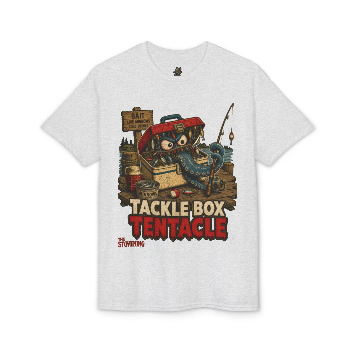 Tackle Box Tentacle Tee - Ash