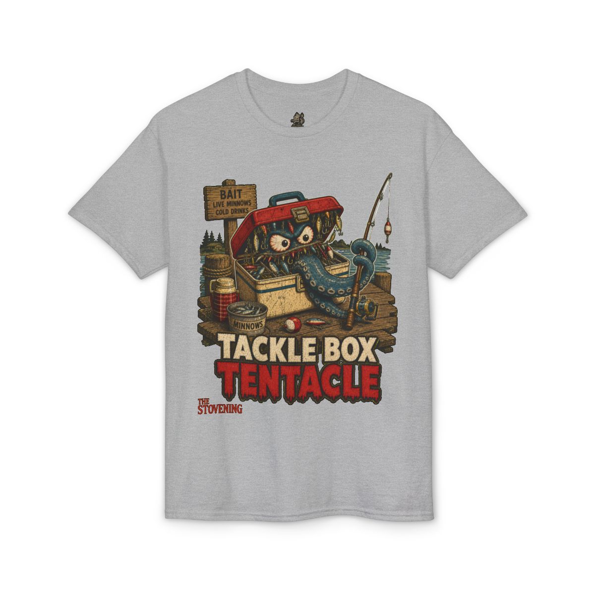 Tackle Box Tentacle Tee - Sport Grey