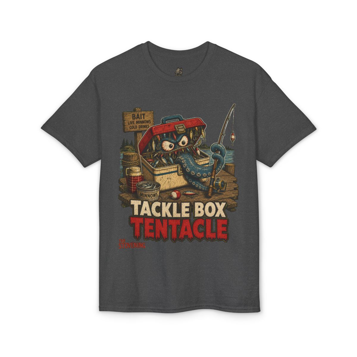 Tackle Box Tentacle Tee - Dark Heather