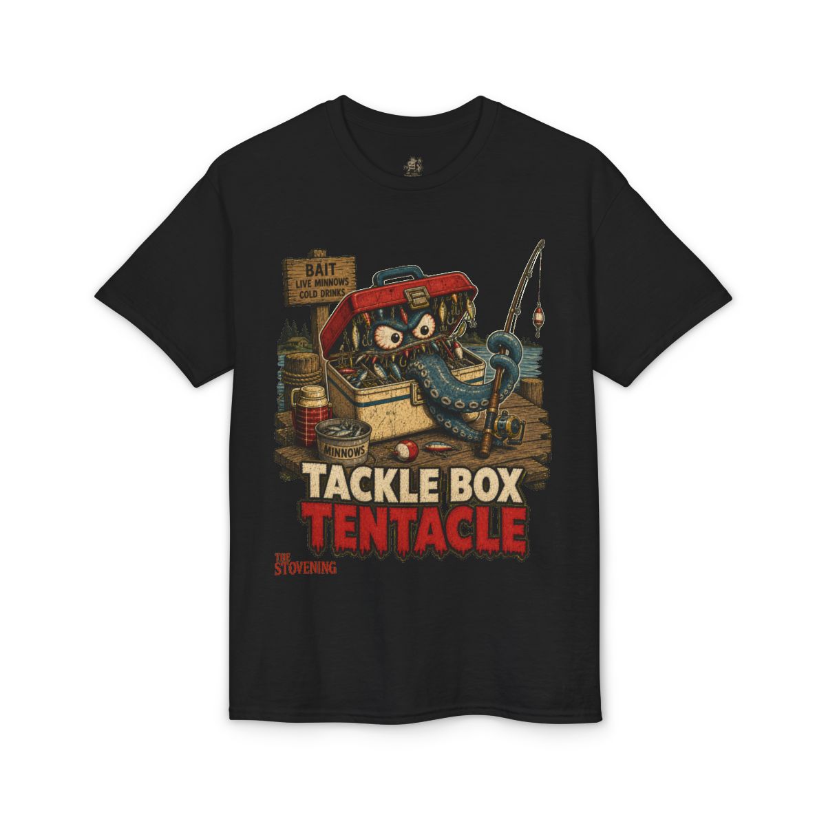 Tackle Box Tentacle Tee - Black