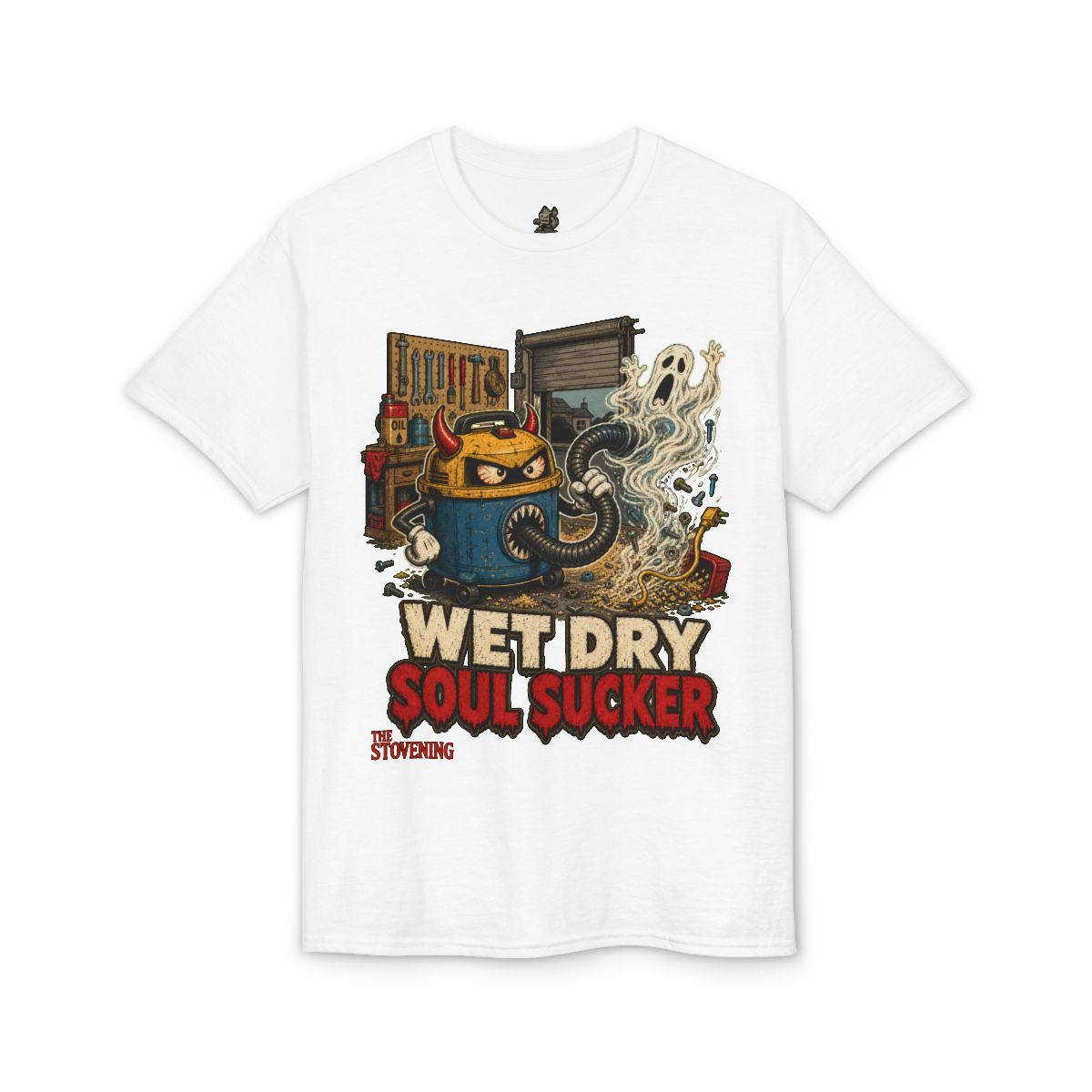 Wet Dry Soul Sucker Tee - White