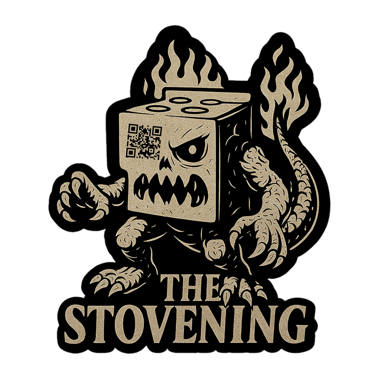The Stovening monster stove logo